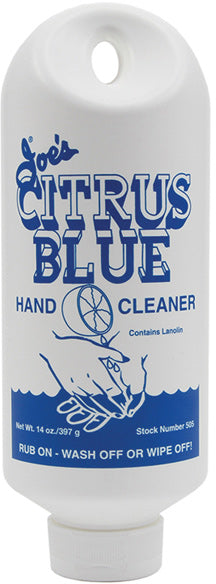 JOE'S CITRUS BLUE HAND CLEANER - 14 OZ BOTTLE