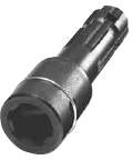 1-3/8 INCH 6 SPLINE X 1-3/8 INCH 6 SPLINE PIN ON PTO ADAPTER