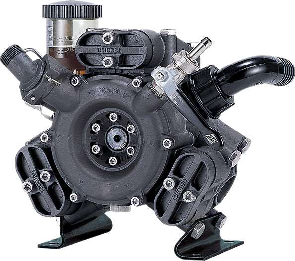 AR503 MEDIUM PRESSURE TRIPLE DIAPHRAGM PUMP HAS GEARBOX REDUCTION AR1639 AND PUMP MOUNTED RM40 CONTROL UNIT