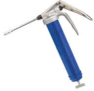 LINCOLN HEAVY DUTY PISTOL GRIP GREASE GUN - STRAIGHT PIPE EXTENSION AND WHIP HOSE