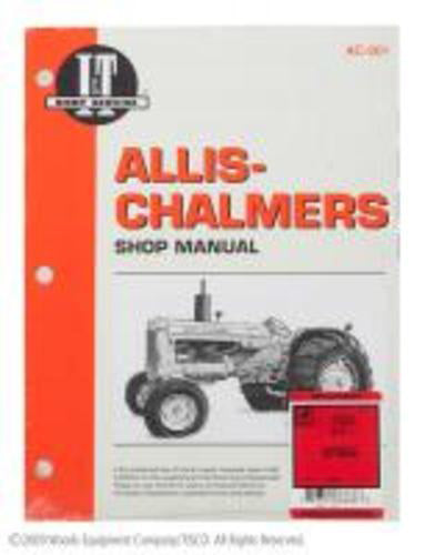 SHOP MANUAL FOR ALLIS-CHALMERS