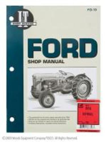 SHOP MANUAL FOR FORD TRACTOR