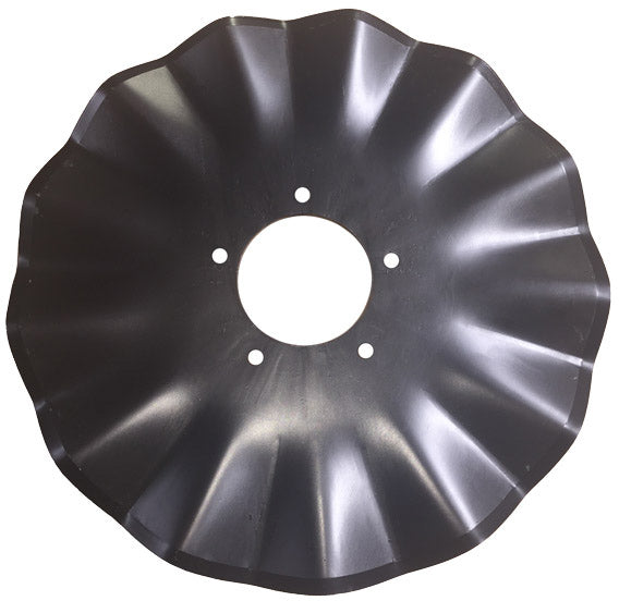 16 INCH X 4.5 MM 13 WAVE COULTER WITH 5 HOLES ON 4-3/4 INCH CIRCLE