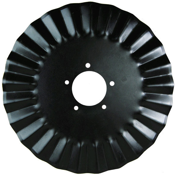 16 INCH X 4.5 MM 25 WAVE COULTER WITH 5 HOLES ON 4-3/4 INCH CIRCLE