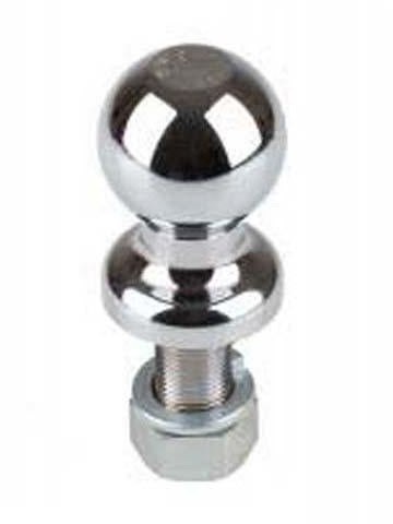 2" x 1" SHANK CHROME HITCH BALL - 2-1/8" LONG SHANK