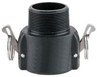 AGSMART B SERIES 1" POLY FEMALE COUPLER X MALE PIPE THREAD