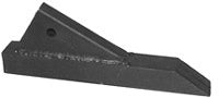 SUBSOILER POINT 1 INCH X 2-1/2 INCH X 12 INCH BOOTED/CAPPED FOR JD