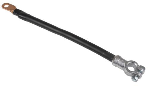 12 INCH 0 AWG BATTERY CABLE WITH TOP POST STRAIGHT X 3/8 EYELET CONNECTIONS