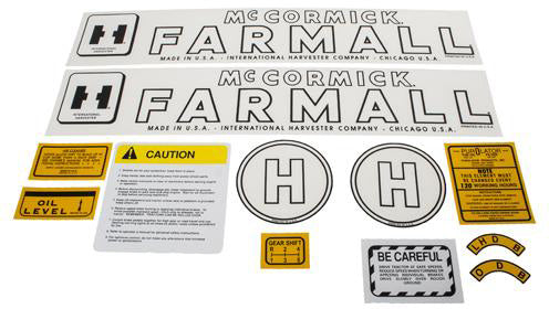 DECAL SET FOR FARMALL H