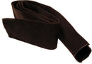 HYDRAULIC HOSE SLEEVE. ID 1.53", OUTSIDE FLAT 2.50", BLACK
