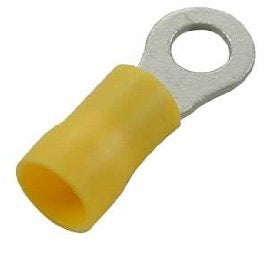 RING TERMINAL INSULATED YELLOW 12-10AWG