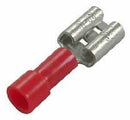 QUICK-SLIDE CONN RED VINYL 22-18AWG 1/4" FEMALE 19PK
