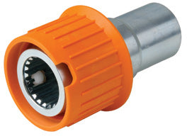 QD PUMP COUPLER WITH 15/16" PUMP SHAFT AND 1 3/8" 1000 RPM TRACTOR SHAFT