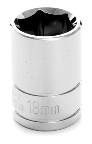 18MM X 6 POINT STANDARD IMPACT SOCKET - 1/2 INCH DRIVE