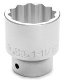 1-11/16 INCH X 12 POINT STANDARD IMPACT SOCKET - 3/4 INCH DRIVE