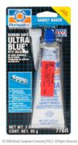 PERMATEX ULTRA BLUE MULTI-PURPOSE RTV SILICONE GASKET MAKER - 3.35 OUNCE TUBE