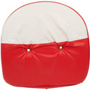 RED/WHITE 19 IN PAN SEAT CUSHION