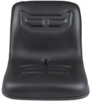 COMPACT TRACTOR SEAT - BLACK VINYL